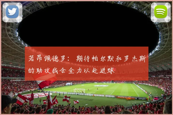 若昂佩德罗：期待帕尔默和罗杰斯的助攻我会全力以赴进球